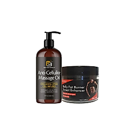 KADINLAR İÇİN EELHOE FATBURNERWOMAN 100 ML + ANTİ-CELLULİTE MASSAGE OİL  240 ML MASAJ YAĞI