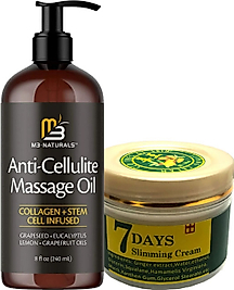 7DAYS ANTİYAĞ SLİMMİNG CREAM KREM 100 ML + ANTİ-CELLULİTE MASSAGE OİL 240 ML MASAJ YAĞI