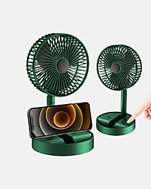 Katlanabilir Şarjlı Mini Fan 3 Kademeli Hız Ayarlı Taşınabilir