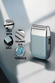 Tıraş makinesi paslanmaz çelik taşınabilir şarjlı UCZHK3150TIRAŞM3