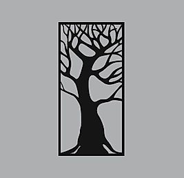 Ahşap İşleme Duvar Süsü - 30 cm x 50 cm