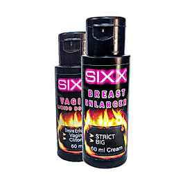SIXX BREASTENIARGE KREM VE VAJJİNALİBİDO KREMİ