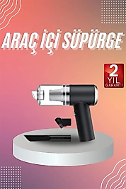 Araç İçi Süpürge Kablosuz Şarjlı Elektrikli Süpürge Elde Taşınabilir