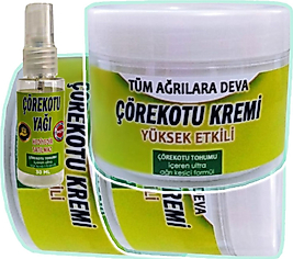 ÇÖREK OTU TESKİN KREMİ 3 ADET 100 ML + 30 ML ÇÖREK OTU YAĞI