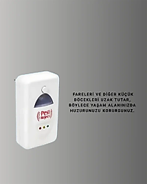 Ultrasonik Ses Dalgalarıyla Kimyasalsız Fare ve Böcek Kovucu Cihaz