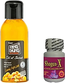 CABS FANG CHUNG OİL OF SECRET 100ML KAYISI AROMALI MASAJ YAĞI 30LU SHOGUNX ERKEKLERE ÖZEL