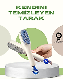 Anti-Statik Saç Tarağı – Kolay Temizlenebilir, Silikon Masaj Uçlu, Kompakt Boyut