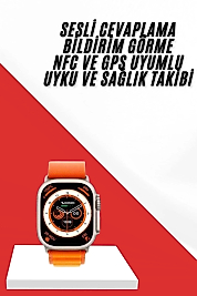 Akıllı Saat GPS Özelliği Bildirim Görme Adımsayar Sesli Görüşme Yapabilen