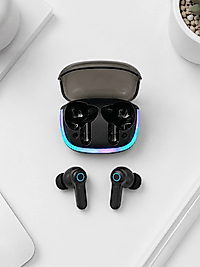 Kablosuz Kulaklık Bluetooth 5.4 Quad ENC Mikrofonlu RGB Şarj Kutulu