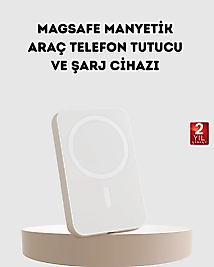 5000mAh Manyetik Powerbank – iPhone Serisi İçin Taşınabilir Kablosuz Şarj Cihazı