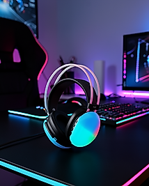 RGB Işıklı Kablosuz Kulaklık Bluetooth 5.3 XUCZZZPG580KULAKLIKKKKKKK