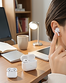 Bluetooth Kulaklık 3.Nesil Kablosuz Uzun Pil Ömrü Dokunmatik Kontrol Yeni Nesil