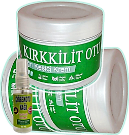 KIRKKİLİT OTU KREMİ 3 ADET 100 ML KREMİ + ÇÖREK OTU YAĞI YAĞI 30 ML