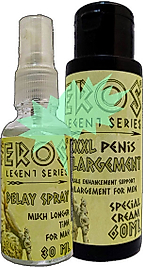 EROS LEGENT ERKEKLERE STOP SPREY 30 ML + ERKEKLERE 60ML BOYUTLANDIRICI ŞEKİLLENDİRİCİ KREM