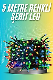 5 Metre Renkli Led Işık Her Ortama Uygun Dekoratif Aydınlatma
