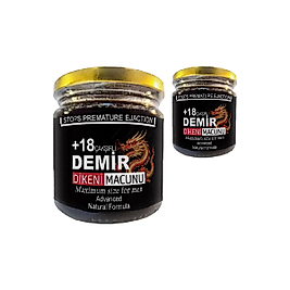 ÇAKŞIRLI DEMİR DİKENİ XXX_MACUNU 2 ADET SOĞUK ERKEKLER İÇİN 240 GR
