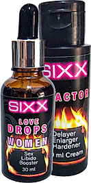 SIXX 3X ETKİ ERKEKŞEKİLLENME KREMİ + EXTRADESTEK 30 ML KADINDAMLA