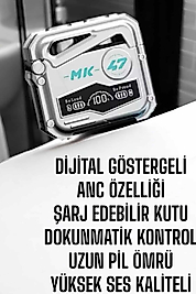 Kablosuz Kulaklık Gürültü Önleyici IPX5 Su Geçirmez UCZMK47KULAKLIK2