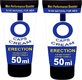 O CAPS CREAM NATURAL BOOSTER ERKEKLERE ÖZEL KREM 50 ML X 2 ADET
