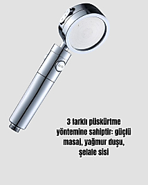 Su Basıncını Artıran Sızdırmaz Duş Başlığı