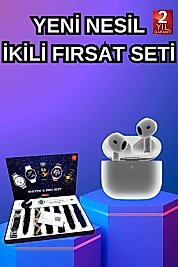 3.Nesil TWS Bluetooth Kulaklık Bluetooth Bağlantılı Akıllı Saat Amoled Ekran Plastik Hasır Kordon