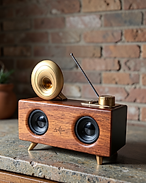 Çalar Radyo Müzik Kutusu Nostaljik Hoparlör UCZB6SPEAKER2