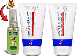 HEMO THERAPY: 2 ADET> ISKOÇ KARAAĞAÇ ÖZLÜ AN.AL BAKIM KREMİ 50 ML + ÇÖREKOTU YAĞI