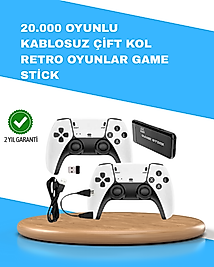 Kablosuz Retro TV Oyun Konsolu – 30.000+ Oyun, HD Çıkış & Kablosuz Gamepad ile Efsanevi Oyun Deneyimi
