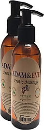ADAM&EERKEKLERE KADINLARA ÖZEL SADE VÜCUT MASAJ YAĞI PURE EDİBLE MASSAGE OİL 125ML 2 ADET
