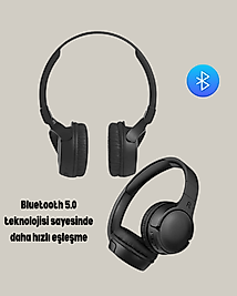 Kablosuz Kulak Üstü Kulaklık Ayarlanabilir Baş Bantlı XUCZHN01KULAKLIKKKKK-2