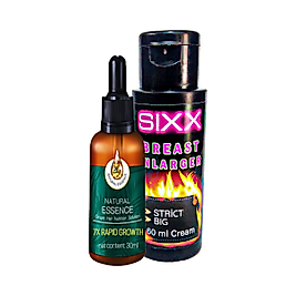 L.7XRAPİD SAÇBAKIM SERUMU İLE + SIXX BAKIM KREMİ 60 ML MEMEŞEKİLLENDİRİCİ