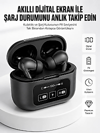 Kablosuz Bluetooth Kulaklık Pro Yeni Nesil Dokunmatik Kontrol