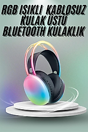 Kulak Üstü Kablosuz Bluetooth Kulaklık RGB Işıklı UUCZZZPG580KULAKLIKKKKKKK2