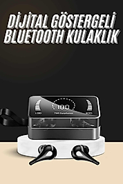 Bluetooth Kulaklık Anc Özelliği Powerbank Özelliği Aynalı Dijital Göstergeli