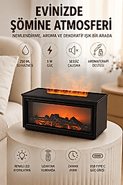Aroma Yayıcı Hava Nemlendirici 250 ml Su Haznesi UCZZPDPGA4ŞÖMİNELİ