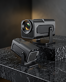 Taşınabilir Game Projektör 1080P 4K Çift Kollu UUCZZZPROJEKSİYONGAMEBOXX1