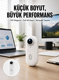 360° Klipsli Manyetik Spor Kamera Yüksek Çözünürlük Yeni Nesil