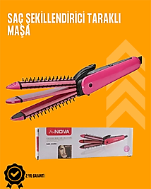 Fön İşlemine Uyumlu Sabitleyici Saç Tarağı