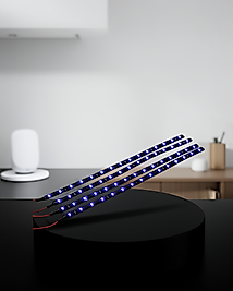 LED Yağmur Işığı Seti 10 Adet Meteor Çubuklu UCZZZ10ÇUBUKLUDEKORLED-2