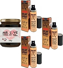MR. LOVE MRLOVE GİNSENGLİ 250 GR VE SPRAY 3 ADET