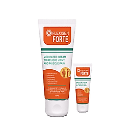 FLEXİGEN FORTE PAİNCREAM 2 ADET KARAKAFES KÖKÜ ZENCEFİL AT KESADETSİ VE KAPSAİSİNLİ VÜCUT MASAJKREMİ 75ML TÜP
