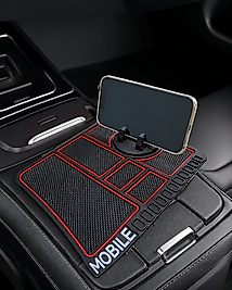 Araç Konsolu Telefon Standlı Silikon Organizer Mat UCZZNUMARATORPAD-5