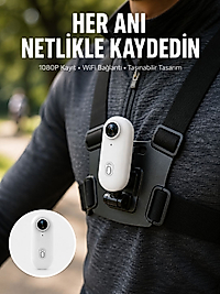 Suya ve Darbeye Dayanıklı Kompakt Spor Kamera 1080P Yeni Nesil