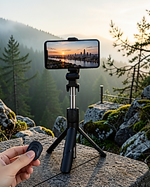 Selfie Çubuğu Tripod Kumandalı UUCZSELFİEÇUBUĞU2-1