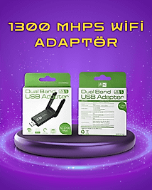 Çift Bant USB WiFi Adaptör 1200 Mbps UUCZZZWİFİADAPTÖR-4
