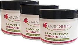 SÜPER EVERTEEN NATURAL INTİMATE GEL BAYANLARA ÖZEL GENİTAL BÖLGE TEMİZLEME JELİ 100 ML.- 3 ADET
