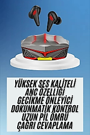Dokunmatik Kontrol Tws Işıklı Kulakiçi Bluetooth Kulaklık Kablosuz Oyuncu Kulaklığı Yeni Nesil