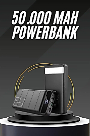 50.000 Mah Led Dijital Göstergeli USB Çıkışı Powerbank
