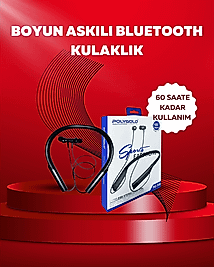 Boyun Bantlı Kulaklık Bluetooth 5.0 50 Saat Konuşma Süresi UUCZZZ60SAAT