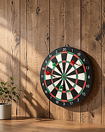 17 inç Sağlam Ahşap Gövdeli Dart Tahtası UCZZZ17İNÇDART-7